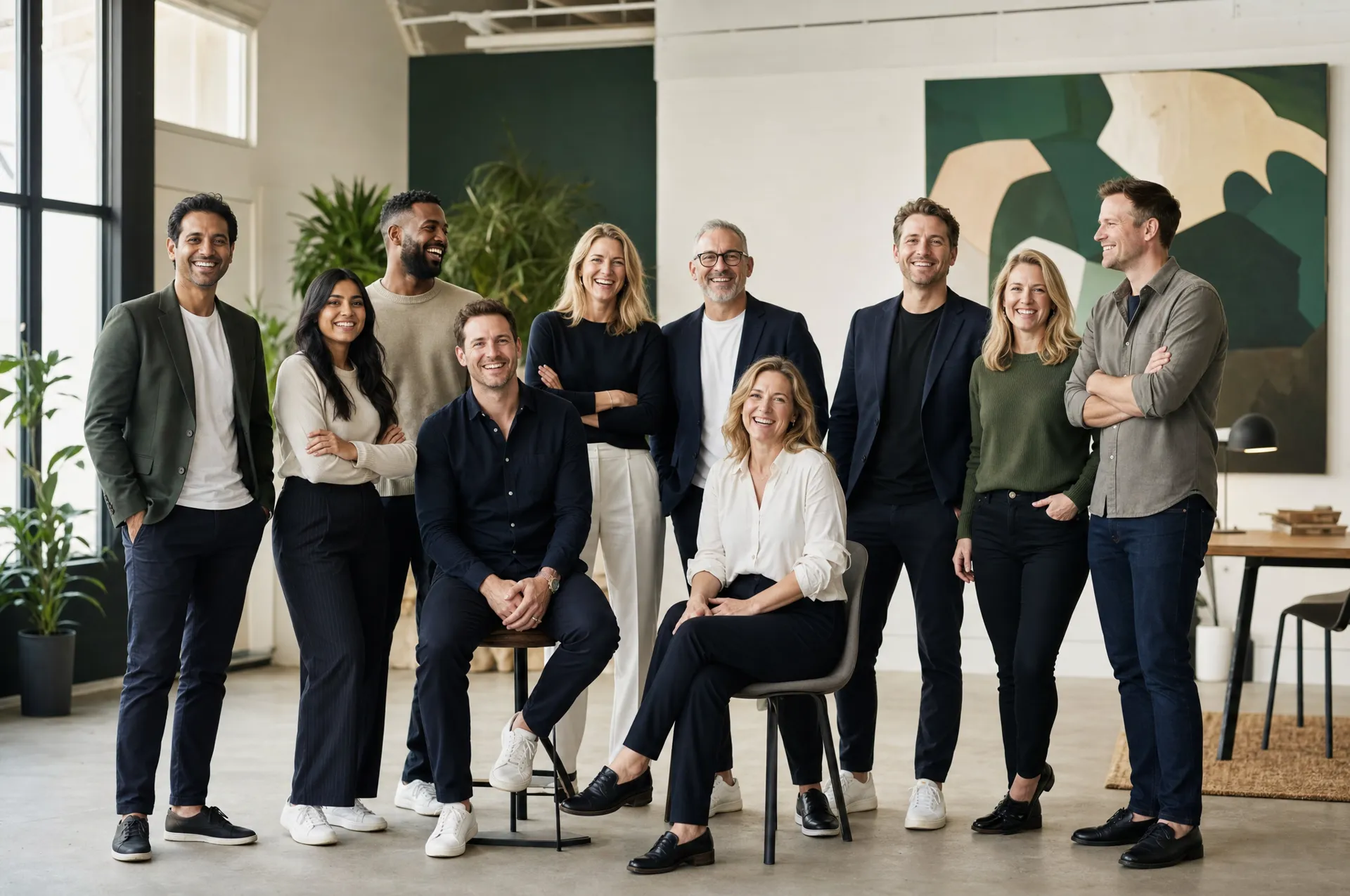 The MadCityDevs team — ten professionals in our Madison studio